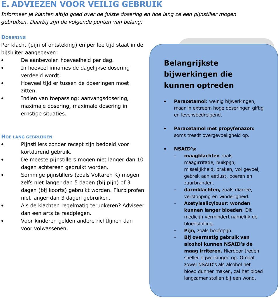 In hoeveel innames de dagelijkse dosering verdeeld wordt. Hoeveel tijd er tussen de doseringen moet zitten.