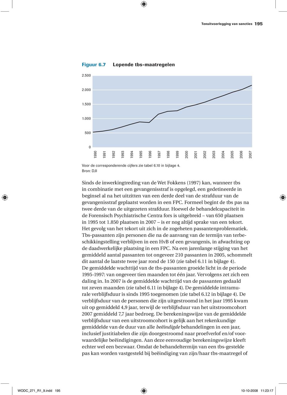 Bron: DJI Sinds de inwerkingtreding van de Wet Fokkens (1997) kan, wanneer tbs in combinatie met een gevangenisstraf is opgelegd, een gedetineerde in beginsel al na het uitzitten van een derde deel