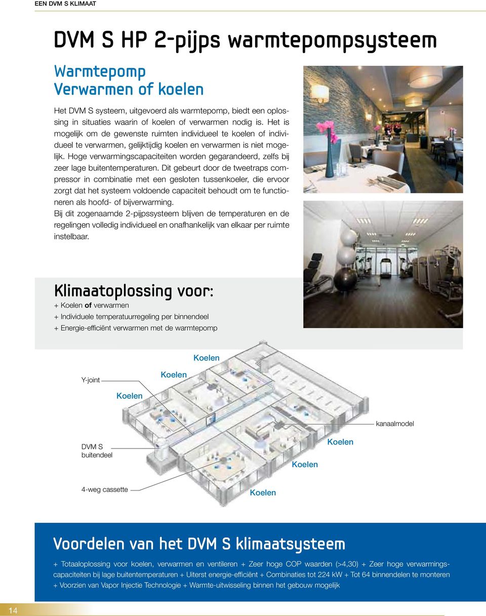 Hoge verwarmingscapaciteiten worden gegarandeerd, zelfs bij zeer lage buitentemperaturen.