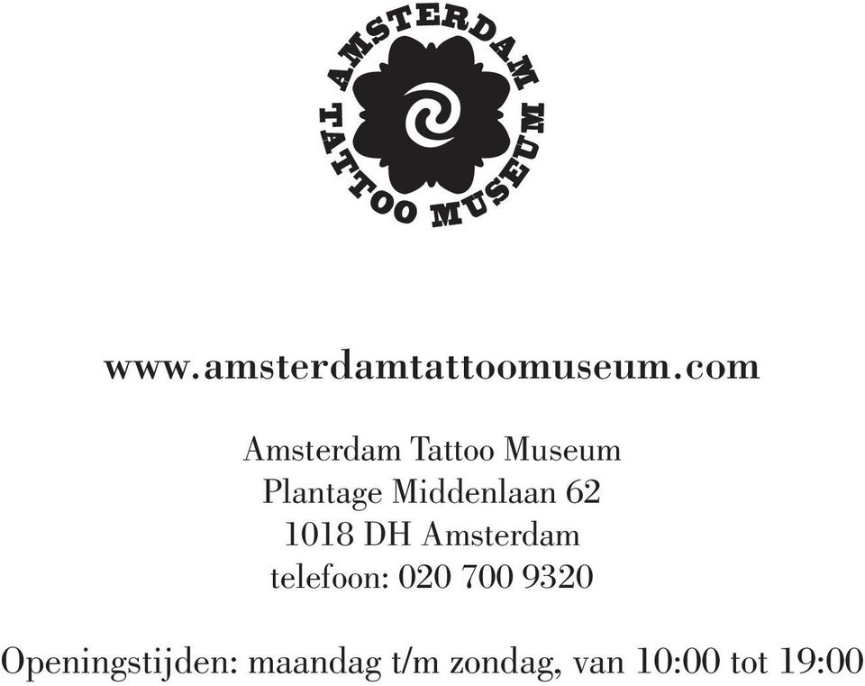 Middenlaan 62 1018 DH Amsterdam telefoon: