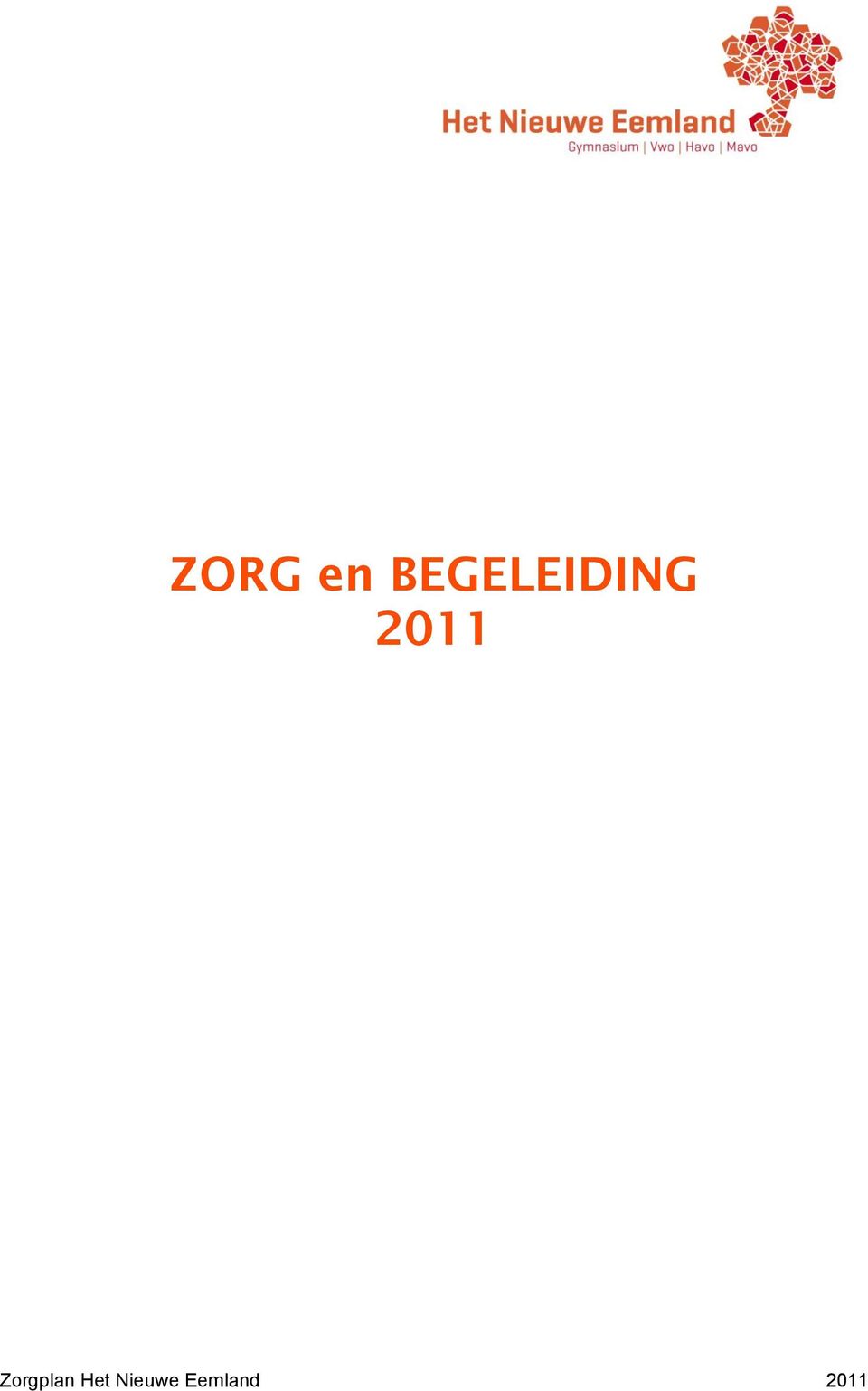 2011 Zorgplan