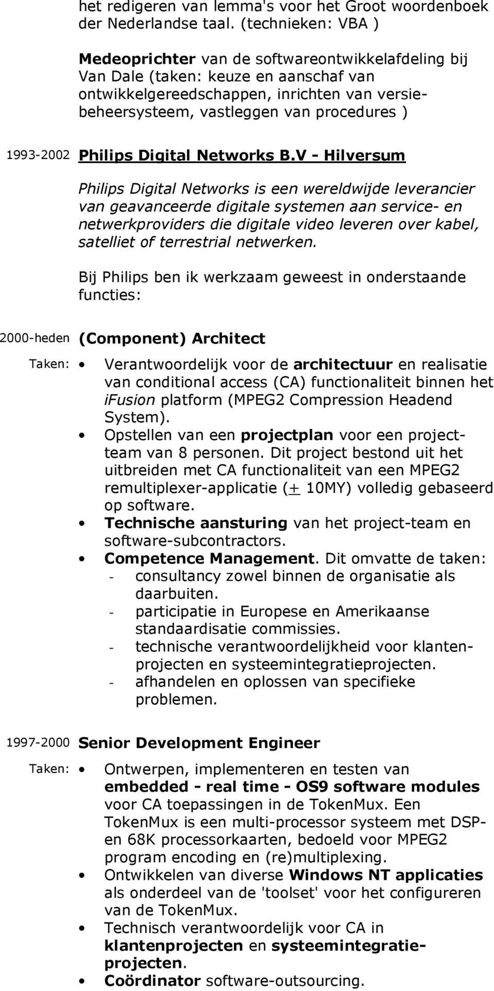 1993-2002 Philips Digital Networks B.