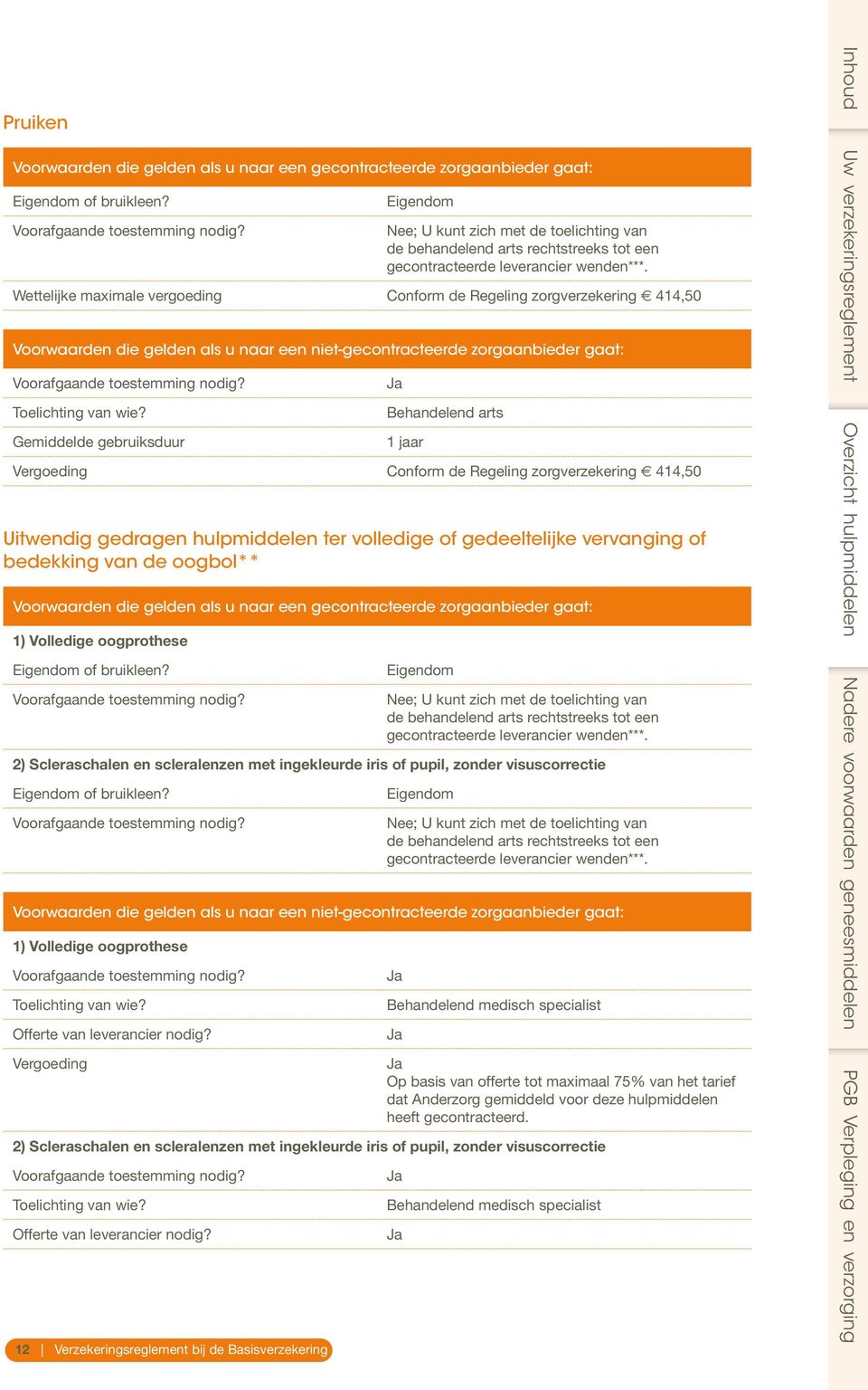 de behandelend arts rechtstreeks tot een 2) Scleraschalen en scleralenzen met ingekleurde iris of pupil, zonder visuscorrectie Nee; U kunt zich met de toelichting van de behandelend arts rechtstreeks