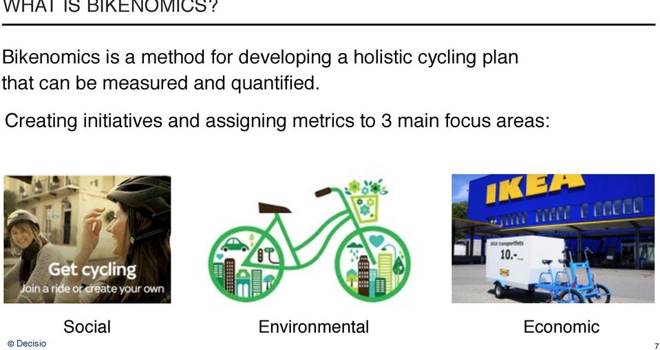 cycling plan that can be measured and quantified.