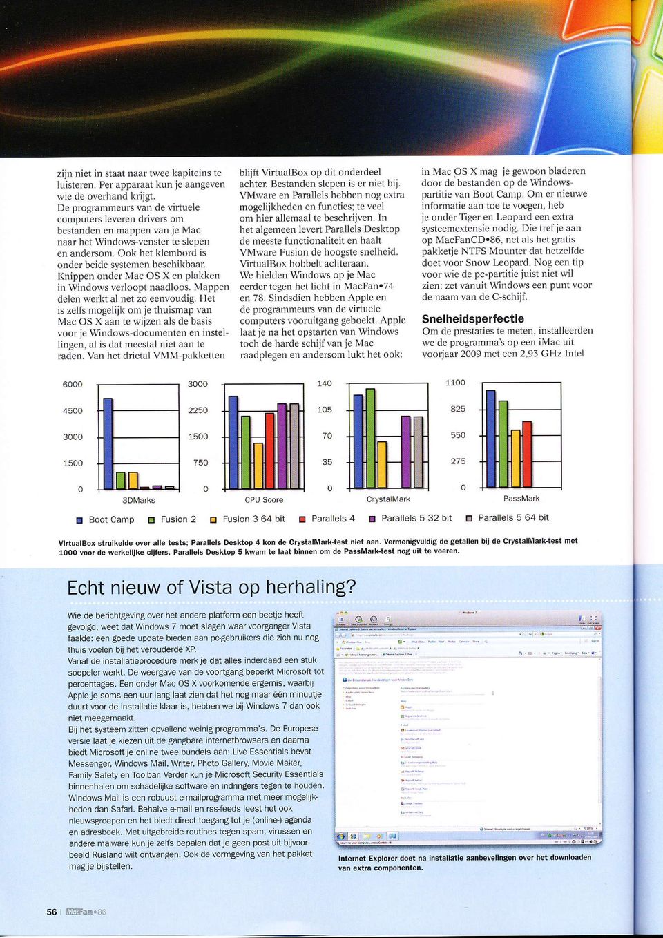 Ituippen onder Mac OS X en plakken in windows verloopt naadloos. Mappen delen werkt al net zo eenvoudig.