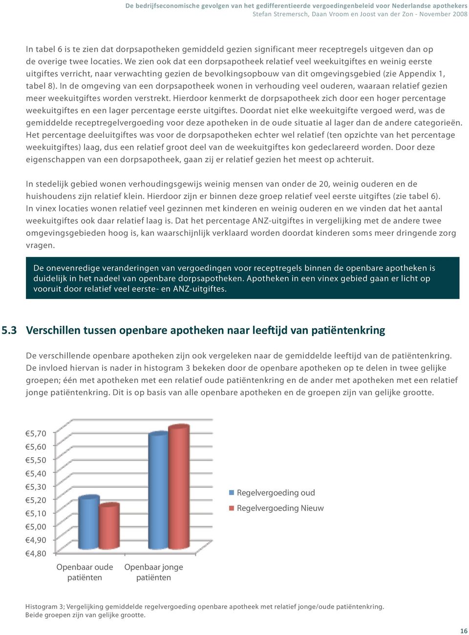 In de omgeving van een dorpsapotheek wonen in verhouding veel ouderen, waaraan relatief gezien meer weekuitgiftes worden verstrekt.