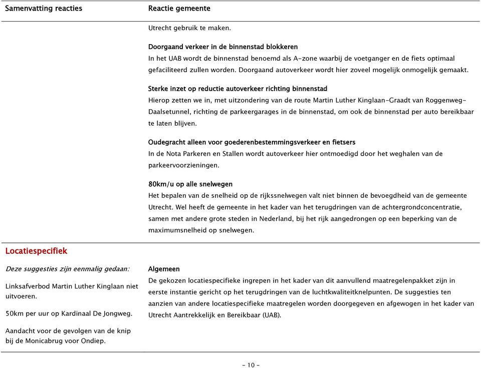 Doorgaand autoverkeer wordt hier zoveel mogelijk onmogelijk gemaakt.