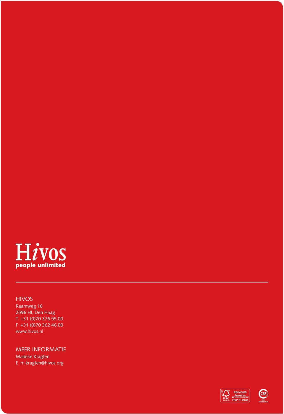 46 00 www.hivos.