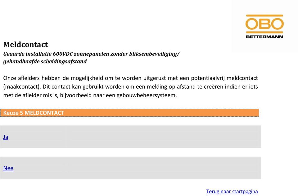 potentiaalvrij meldcontact (maakcontact).