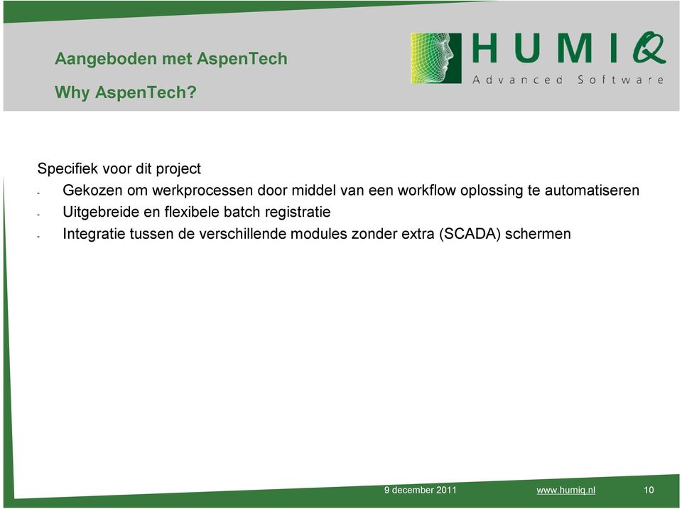 workflow oplossing te automatiseren - Uitgebreide en flexibele batch