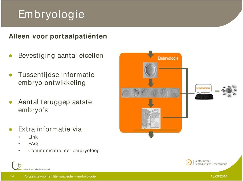 teruggeplaatste embryo s Extra informatie via Link FAQ