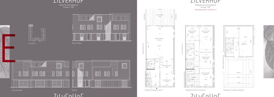 35,8 m 2 8,9 m 2 5,1 m 2 31,0 m 2 6,6 m 2 9,6 m 2 Gevel parkzijde Zijgevel