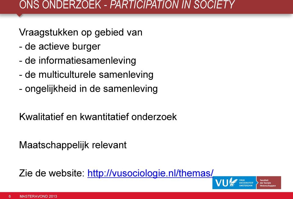 samenleving - ongelijkheid in de samenleving Kwalitatief en kwantitatief