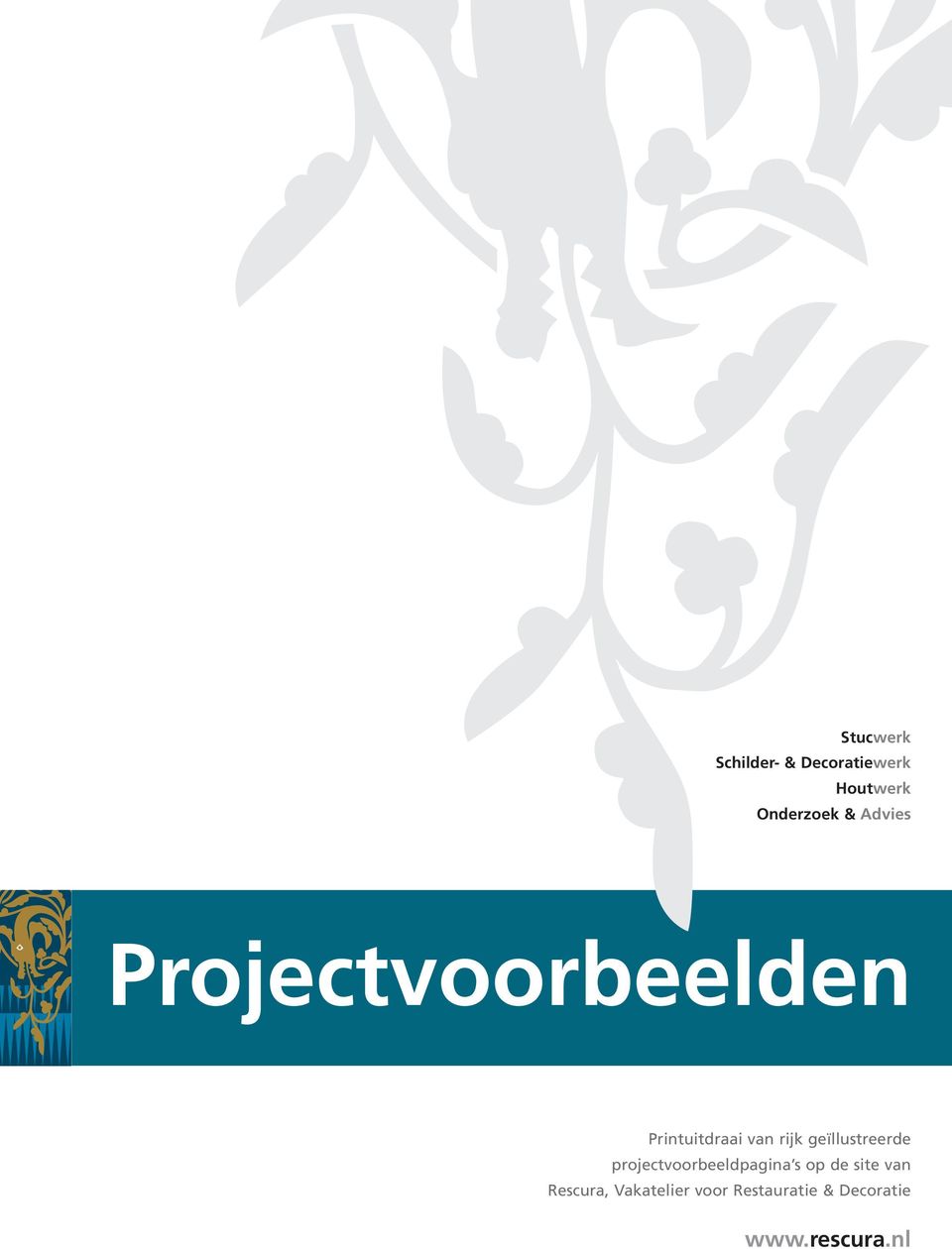 geïllustreerde projectvoorbeeldpagina s op de site van