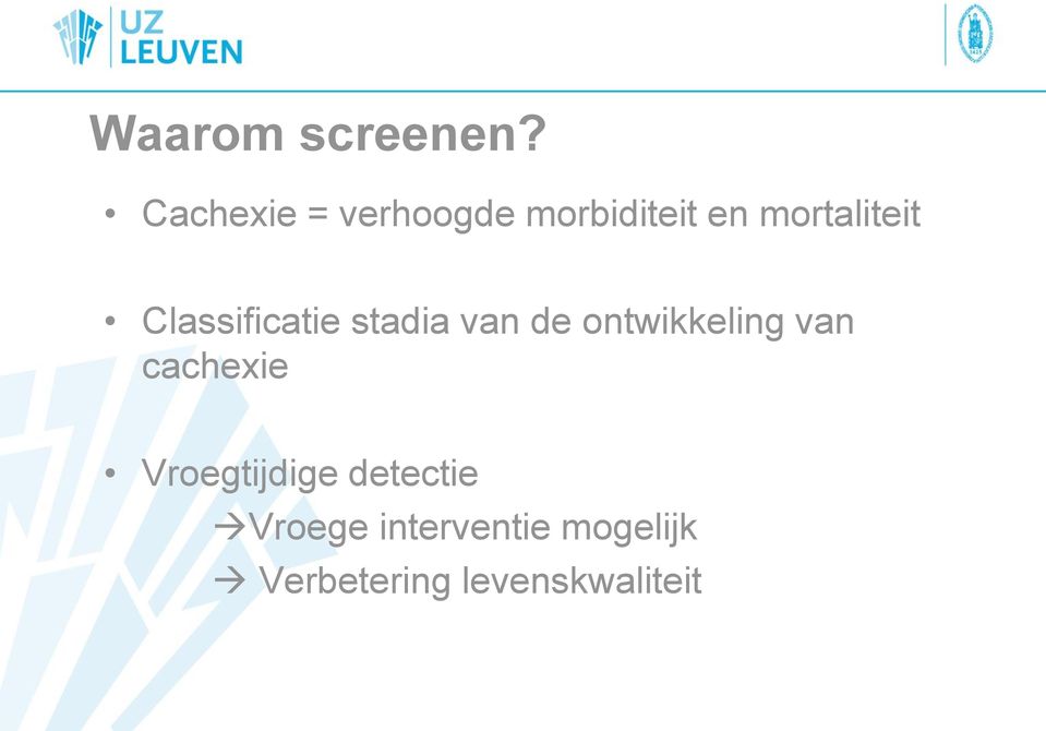 Classificatie stadia van de ontwikkeling van