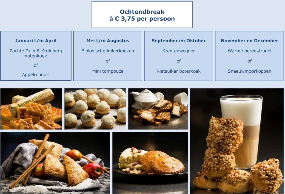 notenkoek of Appelrondo s Biologische imkerkoeken of Mini tompouce