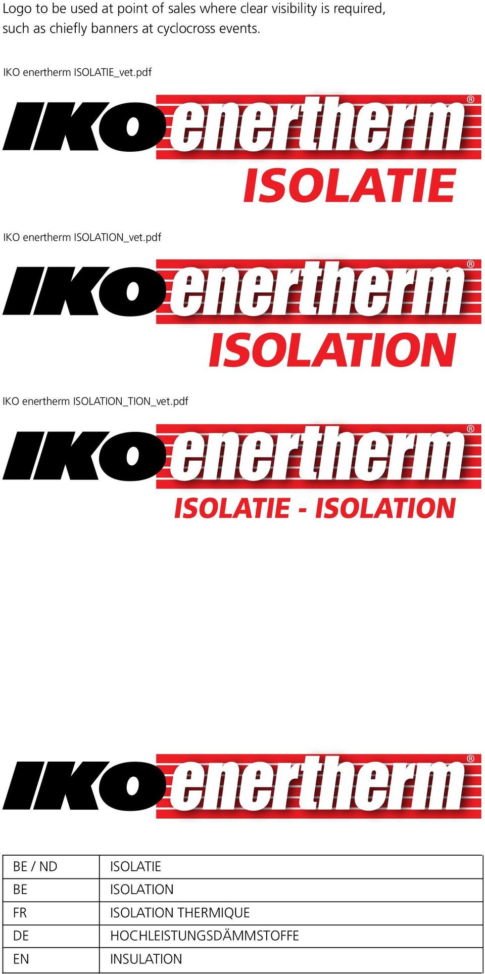 pdf IKO enertherm ISOLATION_vet.pdf IKO enertherm ISOLATION_TION_vet.