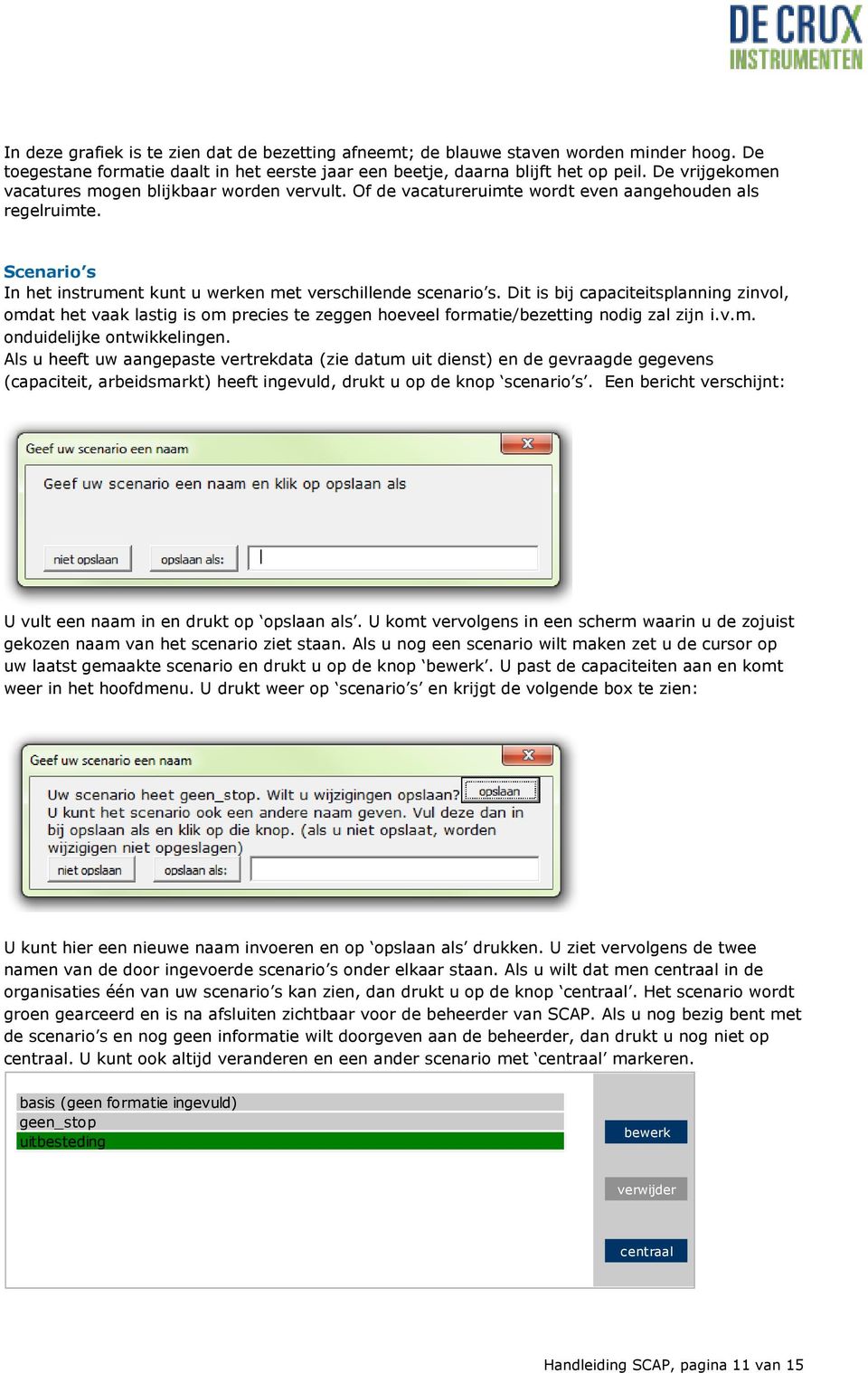 Dit is bij capaciteitsplanning zinvol, omdat het vaak lastig is om precies te zeggen hoeveel formatie/bezetting nodig zal zijn i.v.m. onduidelijke ontwikkelingen.