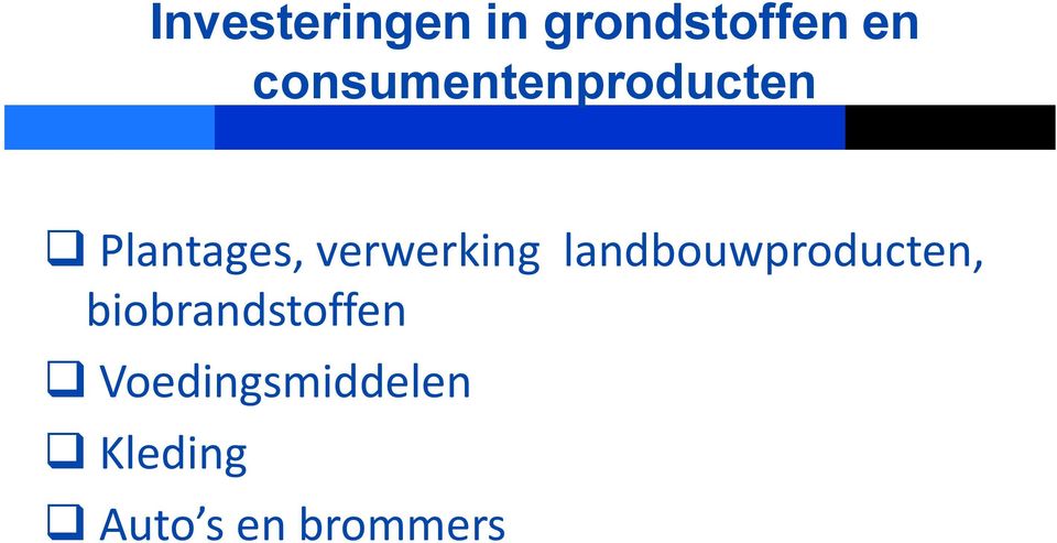 verwerking landbouwproducten,