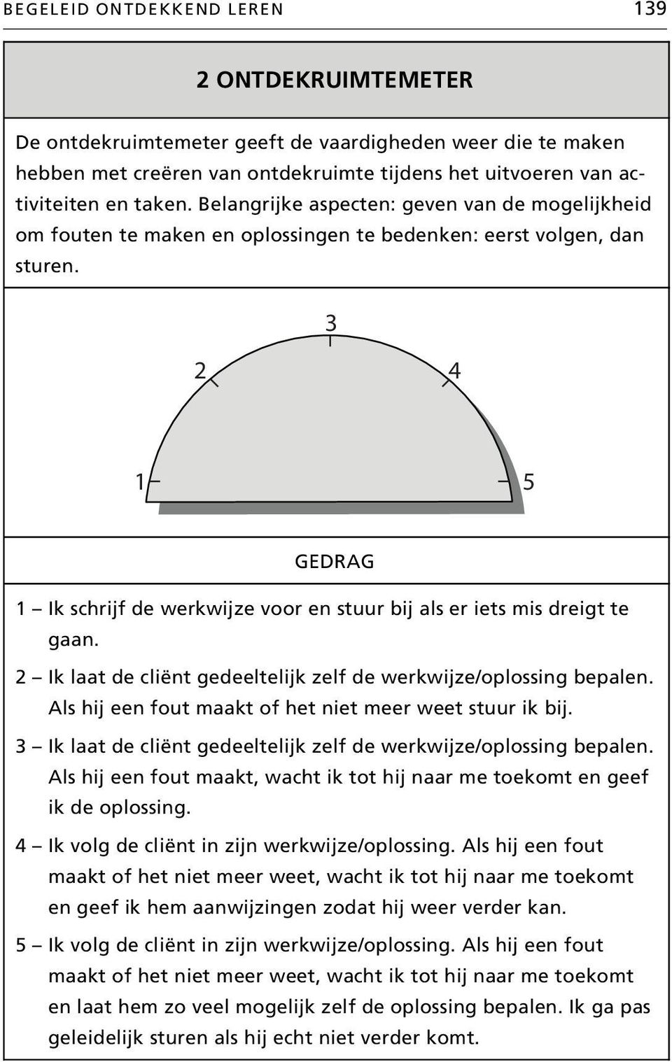 Ik laat de cliënt gedeeltelijk zelf de werkwijze/oplossing bepalen. Alshijeenfoutmaaktofhetnietmeerweetstuurikbij. Ik laat de cliënt gedeeltelijk zelf de werkwijze/oplossing bepalen.