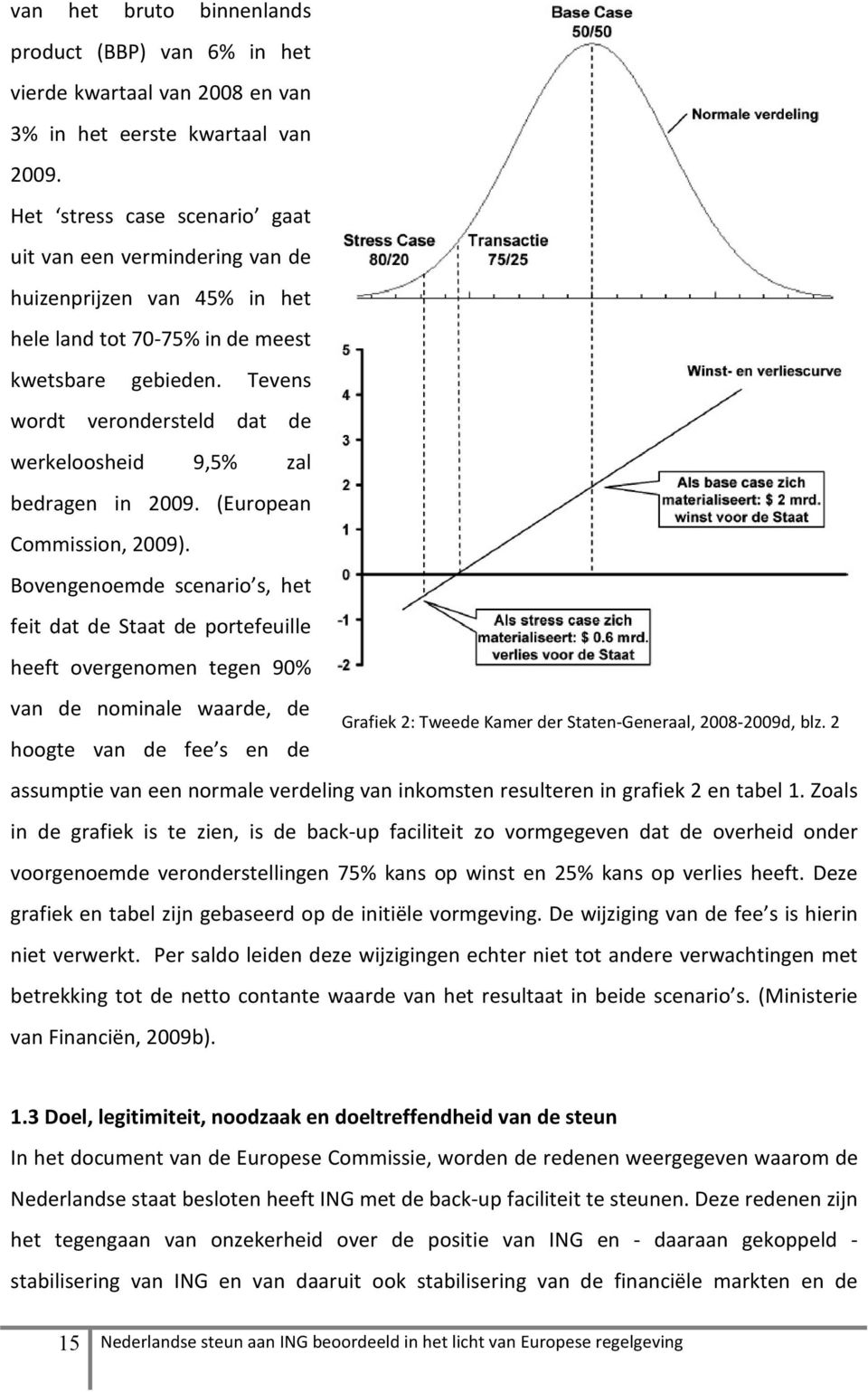 Tevens wordt verondersteld dat de werkeloosheid 9,5% zal bedragen in 2009. (European Commission, 2009).