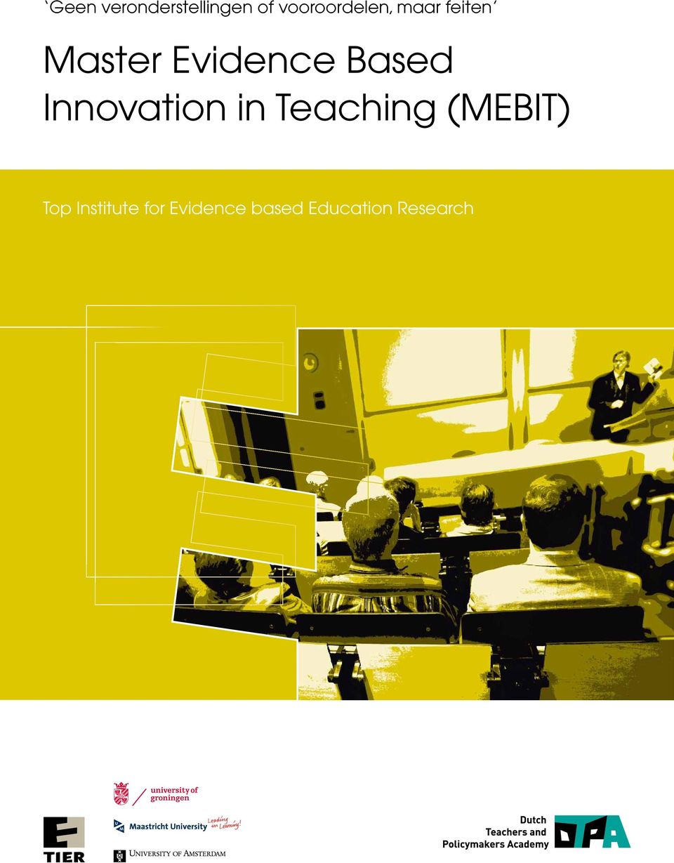 Evidence Based Innovation in Teaching
