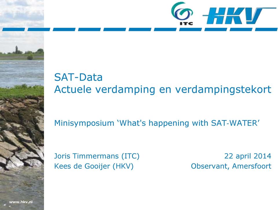 happening with SAT WATER Joris Timmermans