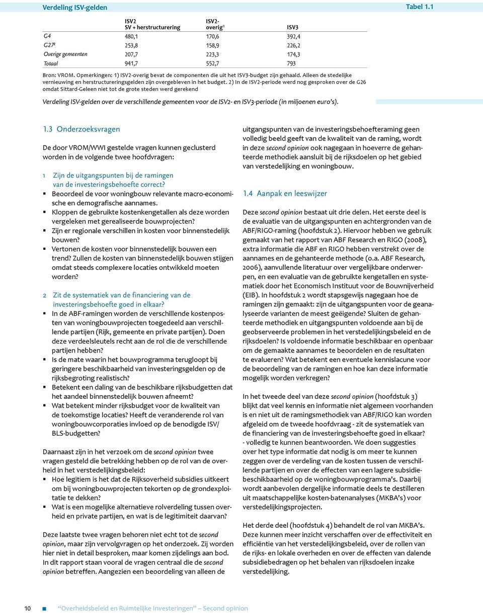 2) In de ISV2-periode werd nog gesproken over de G26 omdat Sittard-Geleen niet tot de grote steden werd gerekend Verdeling ISV-gelden over de verschillende gemeenten voor de ISV2- en ISV3-periode (in