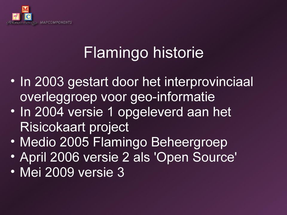 versie 1 opgeleverd aan het Risicokaart project Medio 2005