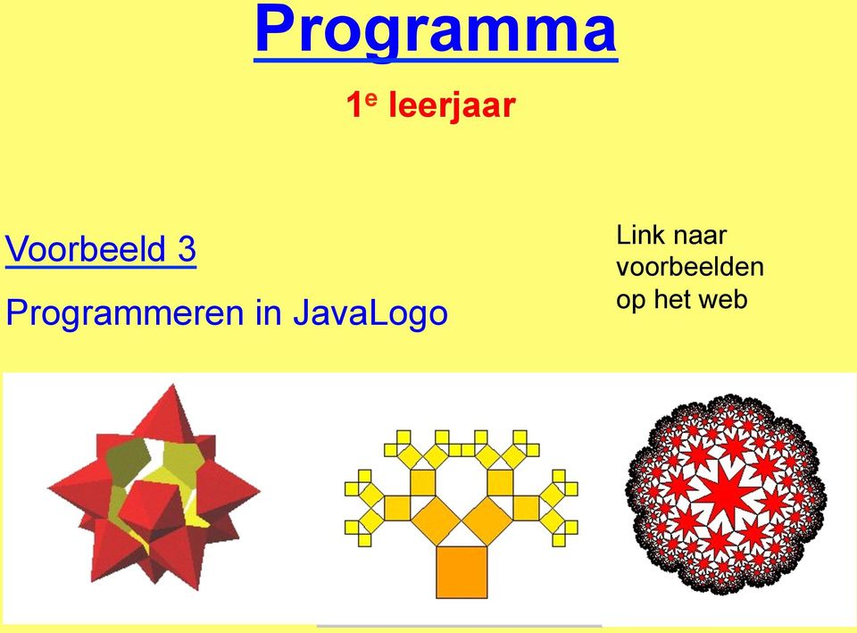 Programmeren in