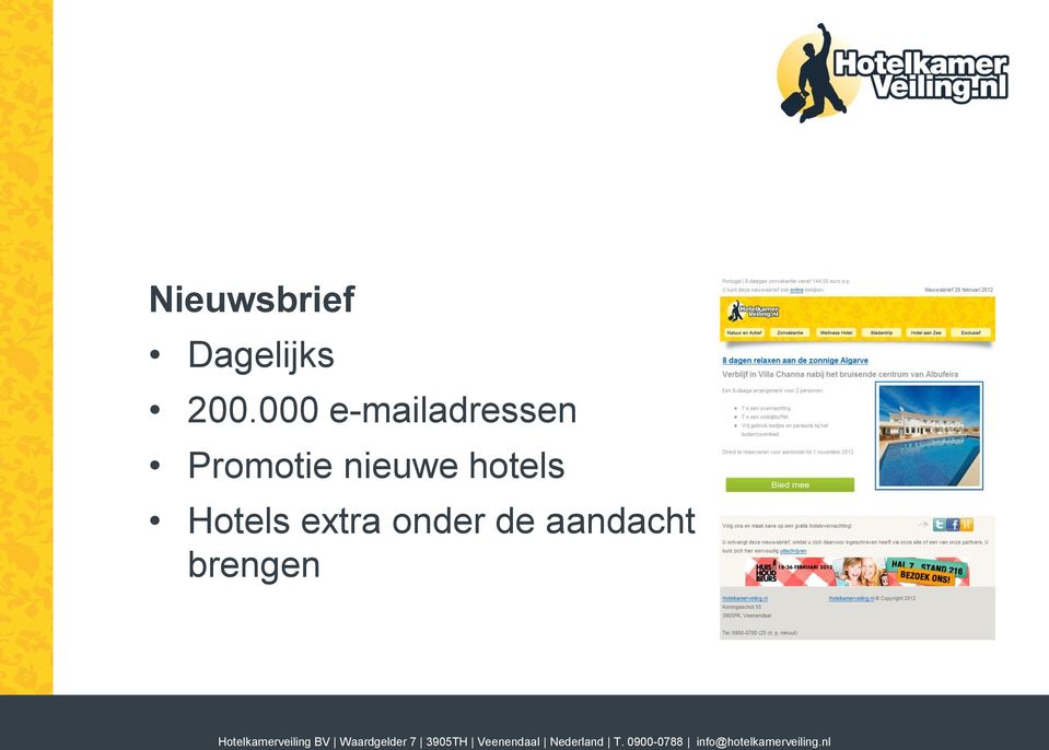 Promotie nieuwe hotels