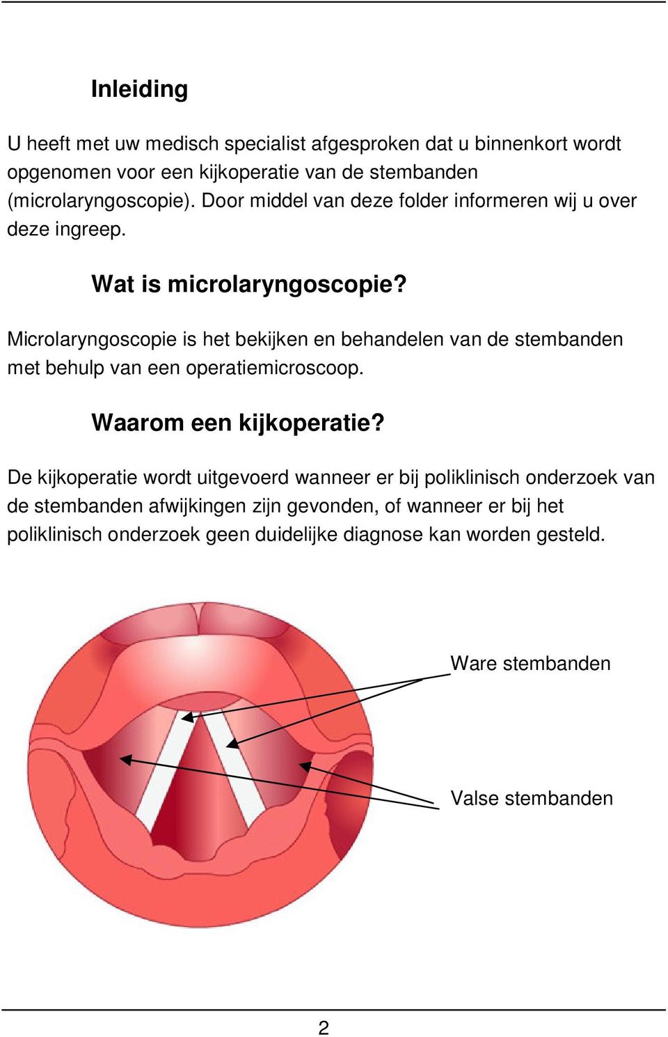 Microlaryngoscopie is het bekijken en behandelen van de stembanden met behulp van een operatiemicroscoop. Waarom een kijkoperatie?