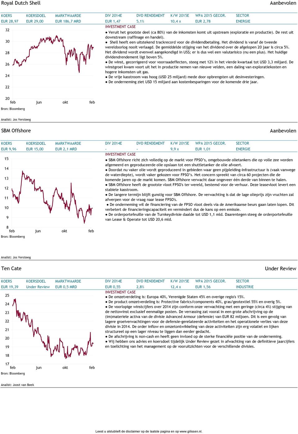 De rest uit downstream (raffinage en handel). 30 Shell heeft een uitstekend trackrecord voor de dividendbetaling. Het dividend is vanaf de tweede wereldoorlog nooit verlaagd.