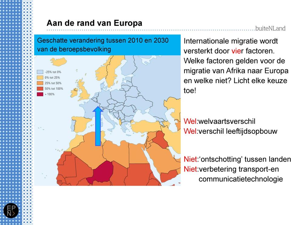 Welke factoren gelden voor de migratie van Afrika naar Europa en welke niet?