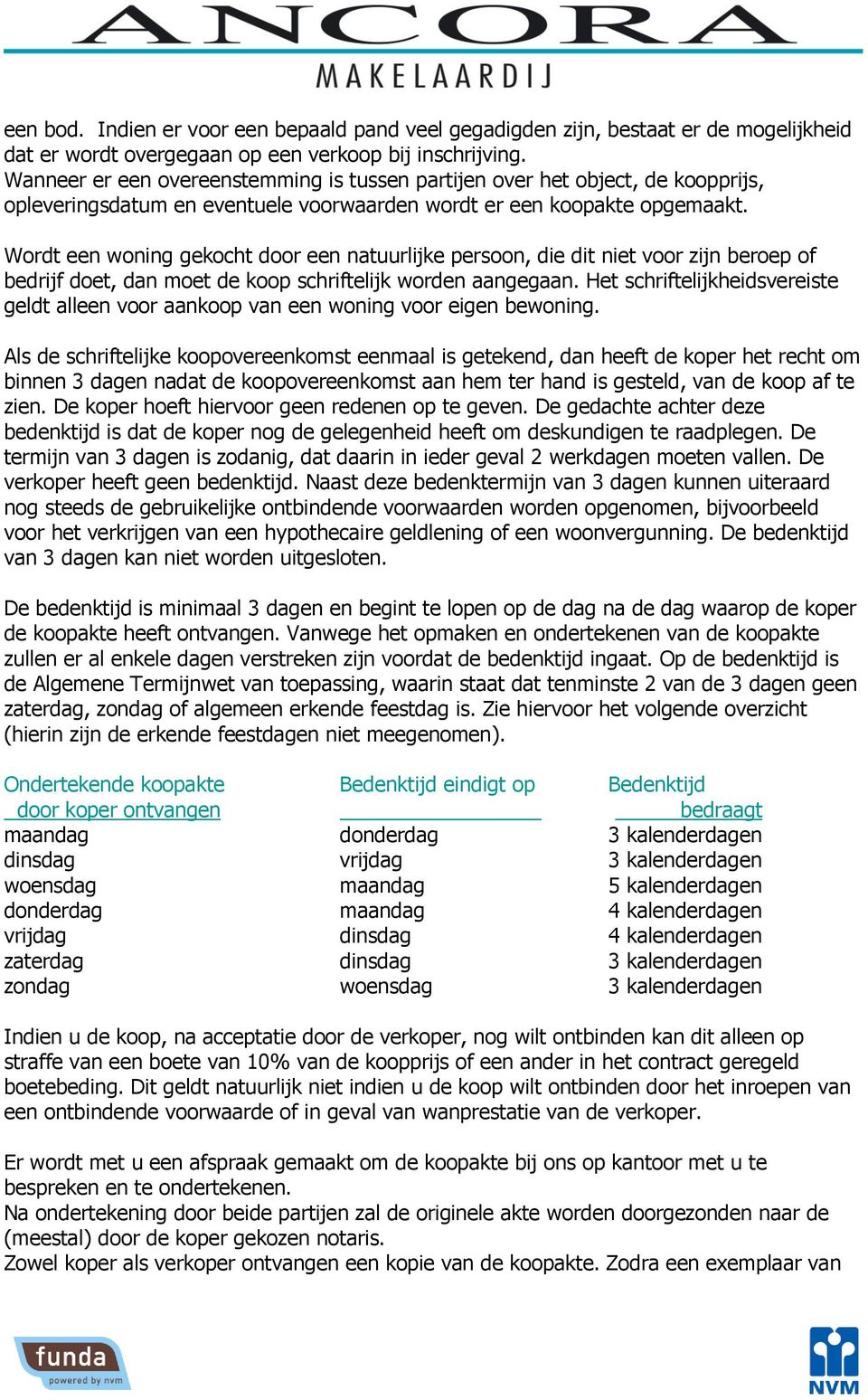 Wordt een woning gekocht door een natuurlijke persoon, die dit niet voor zijn beroep of bedrijf doet, dan moet de koop schriftelijk worden aangegaan.