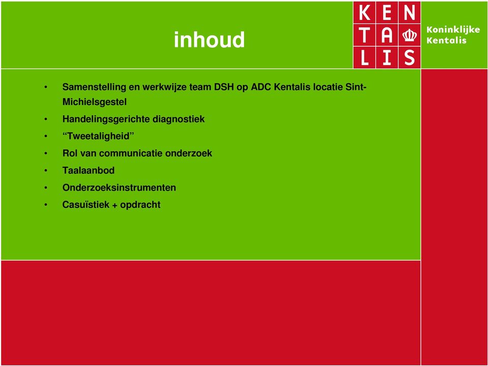 Handelingsgerichte diagnostiek Tweetaligheid Rol van