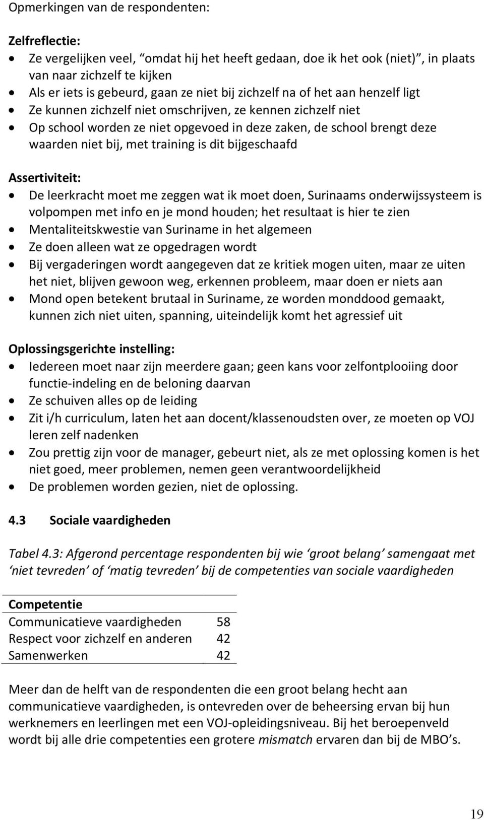 is dit bijgeschaafd Assertiviteit: De leerkracht moet me zeggen wat ik moet doen, Surinaams onderwijssysteem is volpompen met info en je mond houden; het resultaat is hier te zien Mentaliteitskwestie