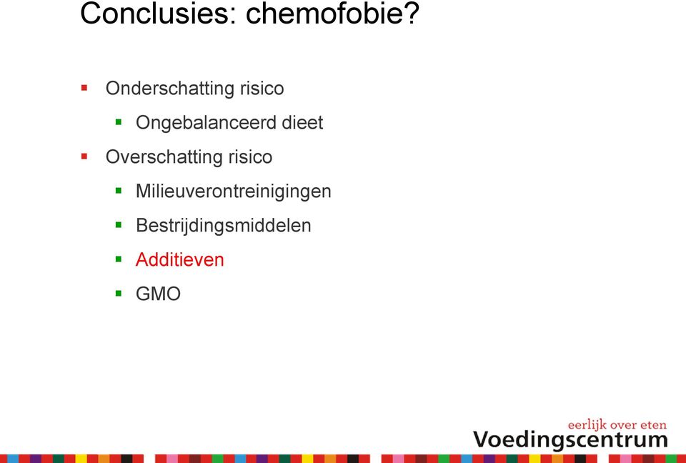 dieet Overschatting risico