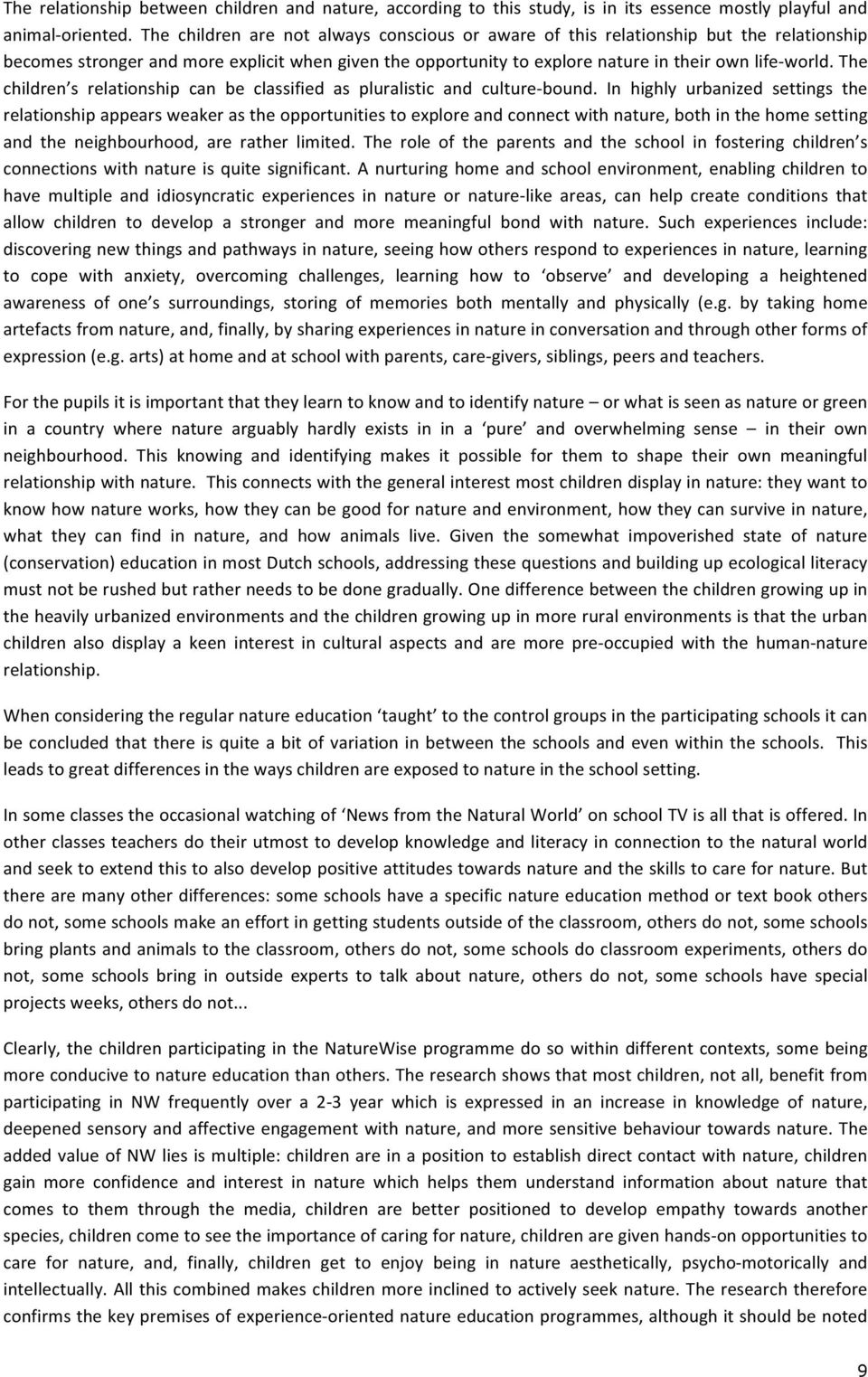 the children s relationship can be classified as pluralistic and culture bound.