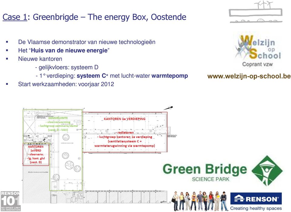 energie Nieuwe kantoren - gelijkvloers: systeem D - 1