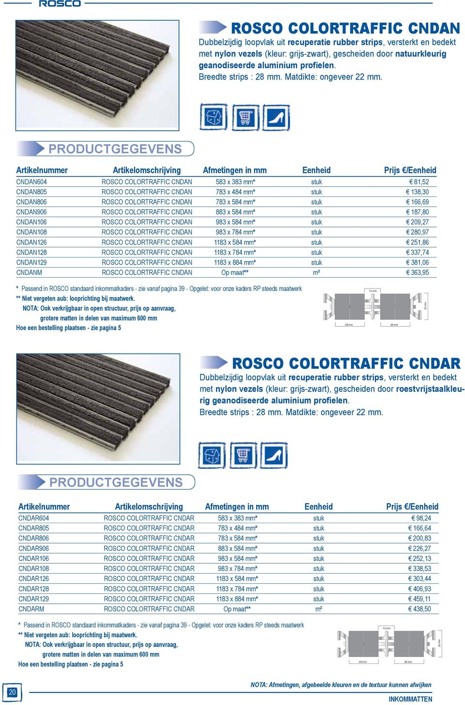 CNDAN604 ROSCO COLORTRAFFIC CNDAN 583 x 383 mm* stuk 81,52 CNDAN805 ROSCO COLORTRAFFIC CNDAN 783 x 484 mm* stuk 138,30 CNDAN806 ROSCO COLORTRAFFIC CNDAN 783 x 584 mm* stuk 166,69 CNDAN906 ROSCO