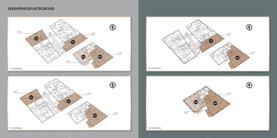 18 1e verdieping 3e verdieping p.36 p.30 p.