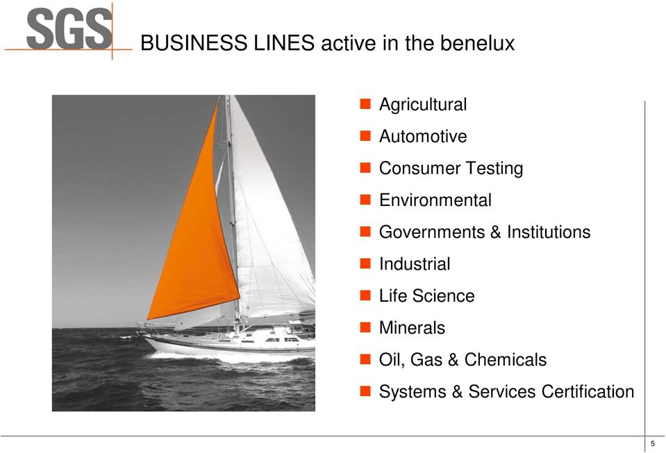 Governments & Institutions Industrial Life Science