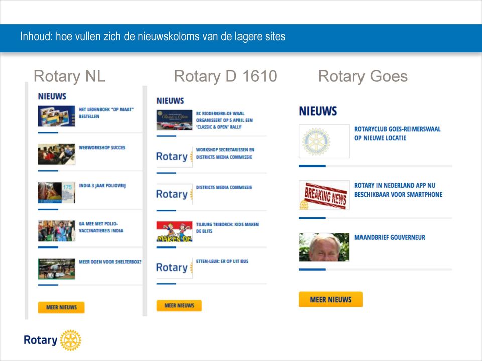 lagere sites Rotary NL