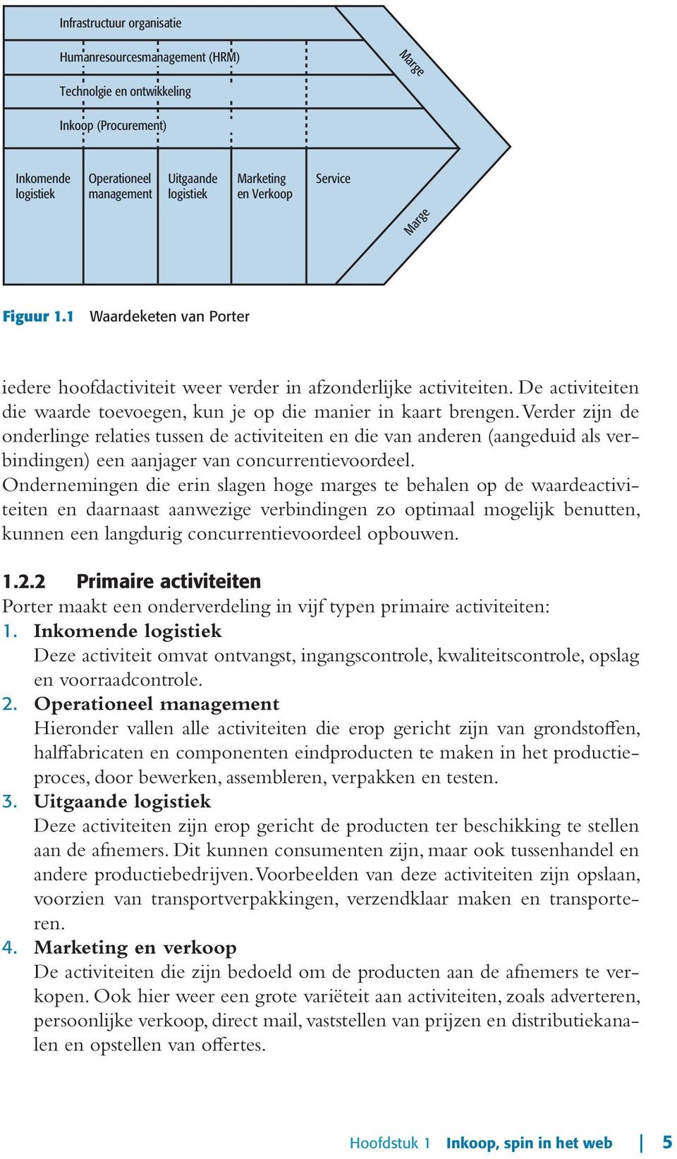 Verder zijn de onderlinge relaties tussen de activiteiten en die van anderen (aangeduid als verbindingen) een aanjager van concurrentievoordeel.