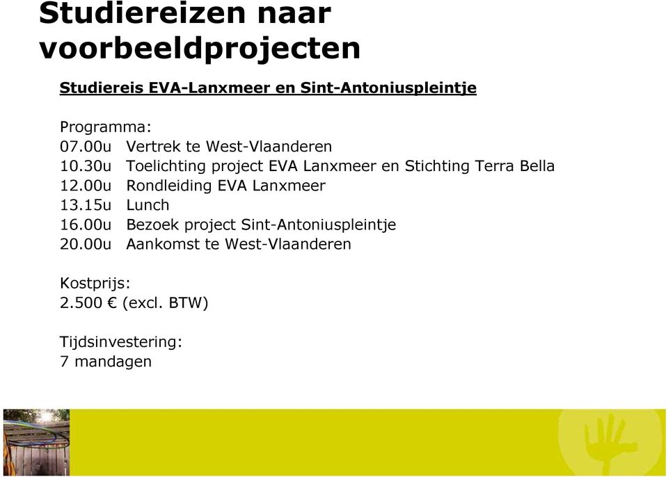 30u Toelichting project EVA Lanxmeer en Stichting Terra Bella 12.
