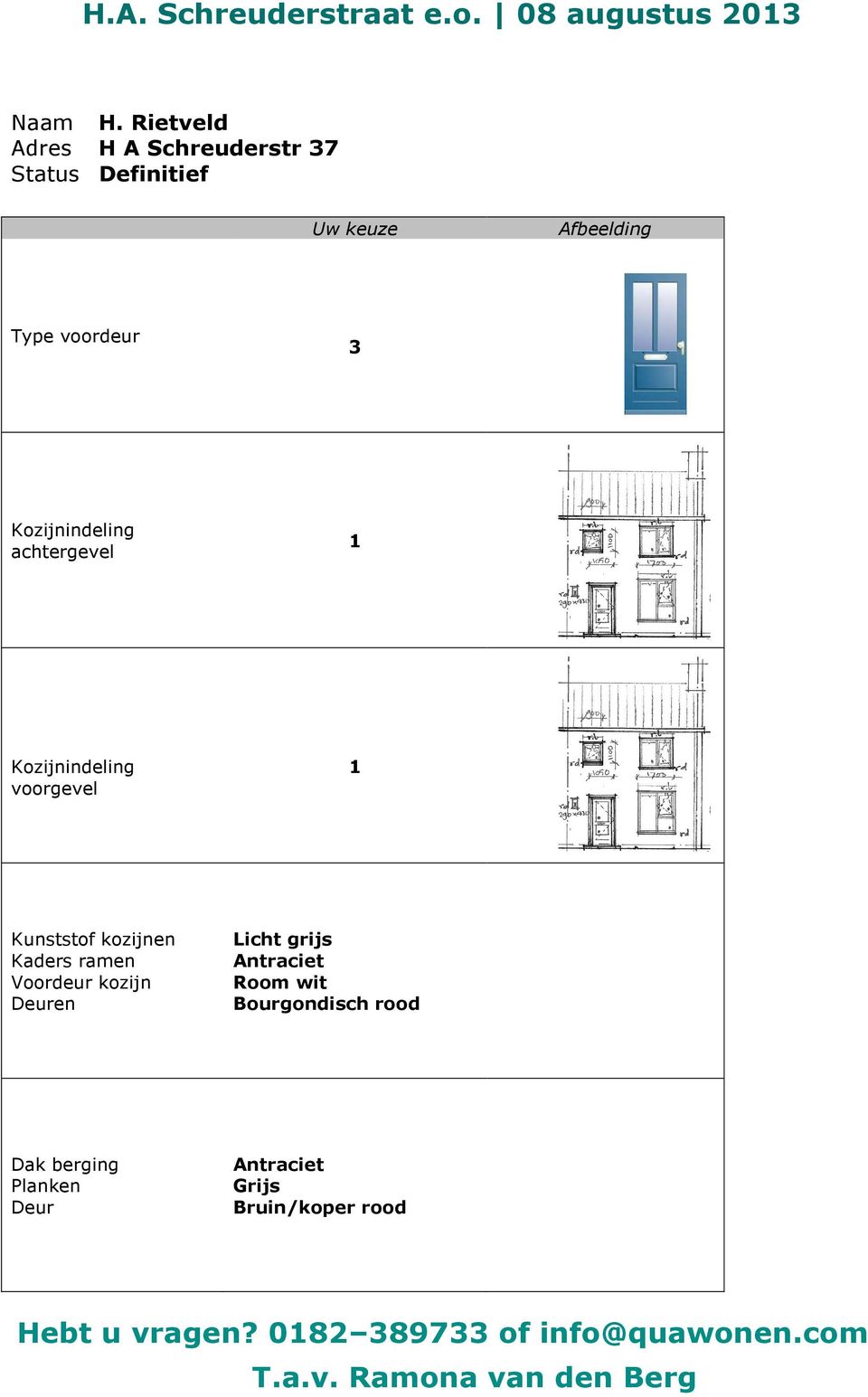 Rietveld Adres H A