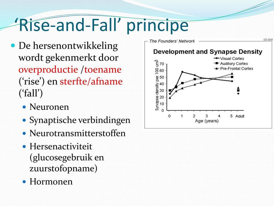 sterfte/afname ( fall ) Neuronen Synaptische verbindingen