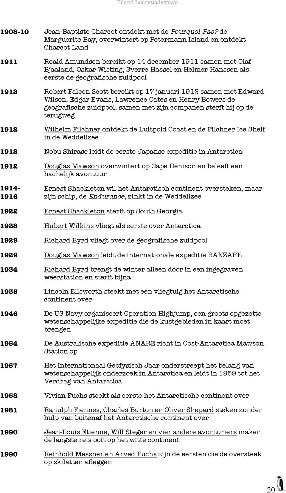 eerste de geografische zuidpool 1912 Robert Falcon Scott bereikt op 17 januari 1912 samen met Edward Wilson, Edgar Evans, Lawrence Oates en Henry Bowers de geografische zuidpool; samen met zijn