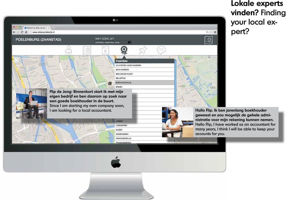 Since I am starting my own company soon, I am looking for a local accountant. Hallo Flip.